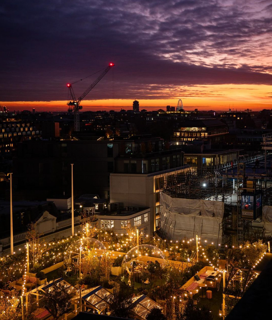 London's rooftop dome bar