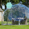 3.6m outdoor garden dome set for breakfast  in garden of hotel