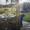Aura Dome D6 outdoor dining room